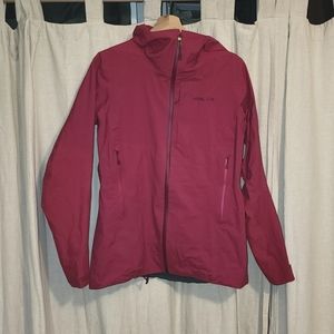 Patagonia Womens M Calcite Rain Jacket pink